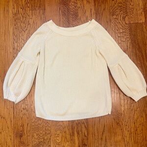 Regenbogen Cream Sweater Size Large